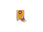 Train - Station Closed sticker, Aussie Commuter Collection