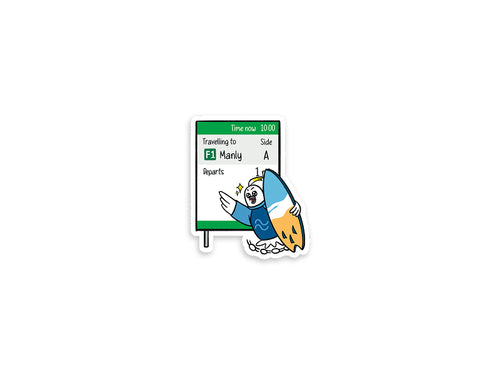 Sticker | Ferry - Travelling to Manly