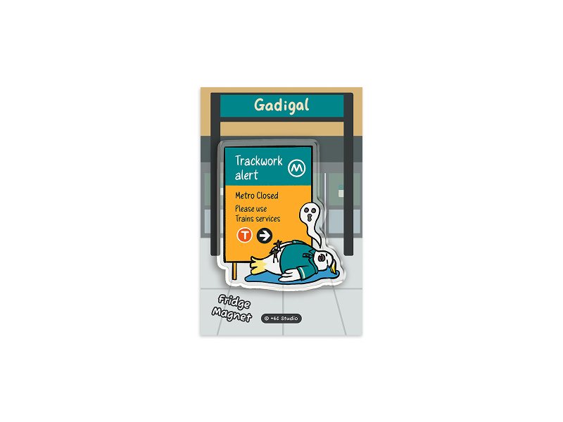 Magnet | Metro - Trackwork Alert