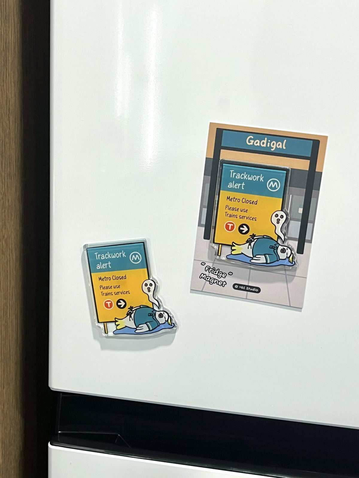 Magnet | Metro - Trackwork Alert