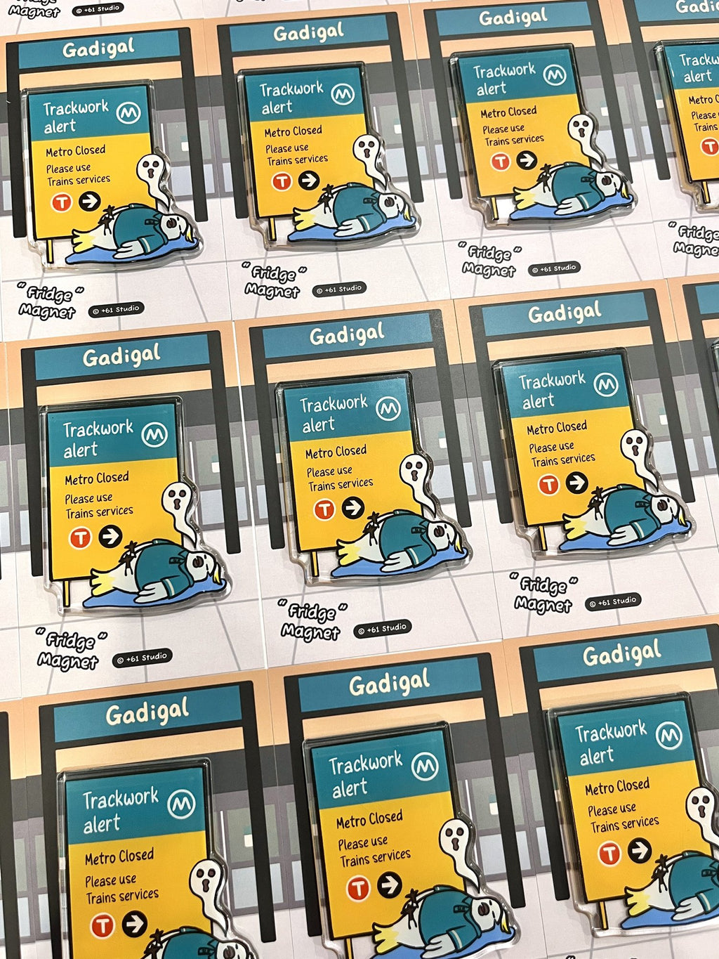Magnet | Metro - Trackwork Alert