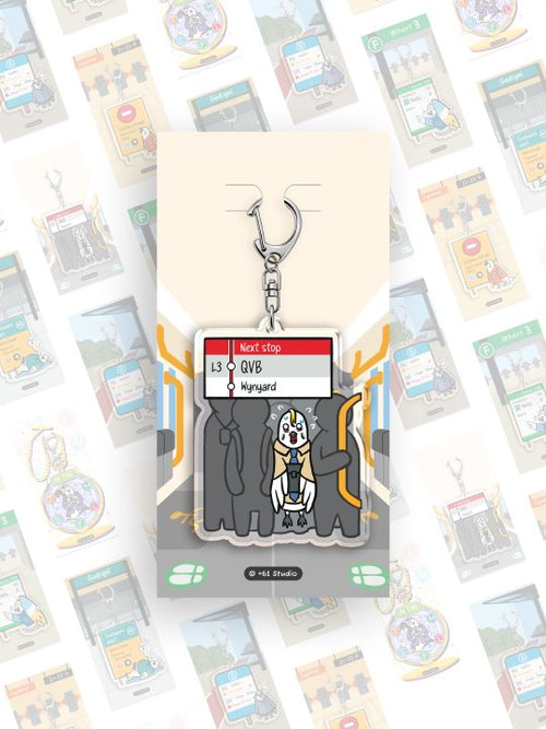 Keychain | Light Rail - Peak Hour Crush