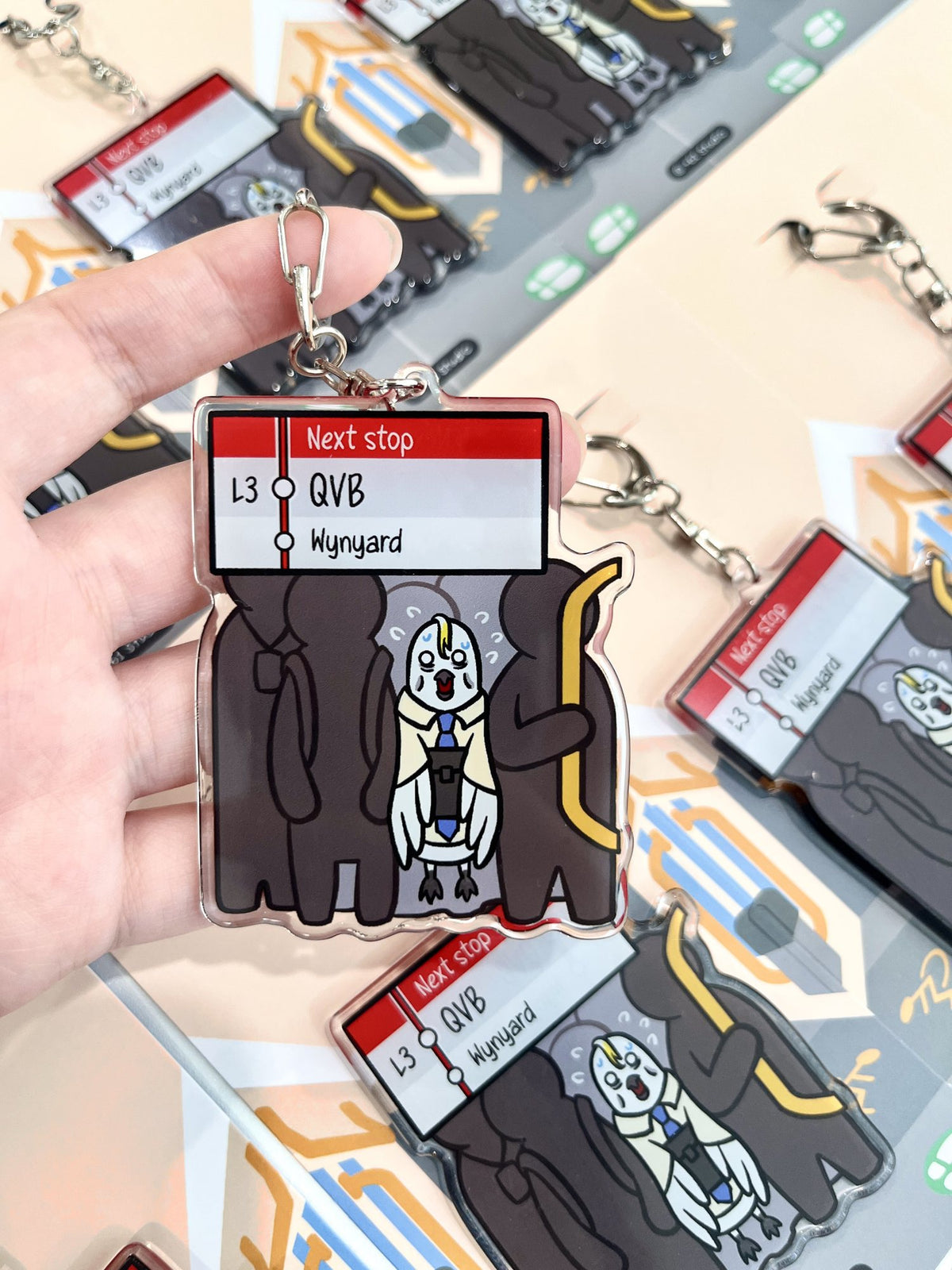 Keychain | Light Rail - Peak Hour Crush
