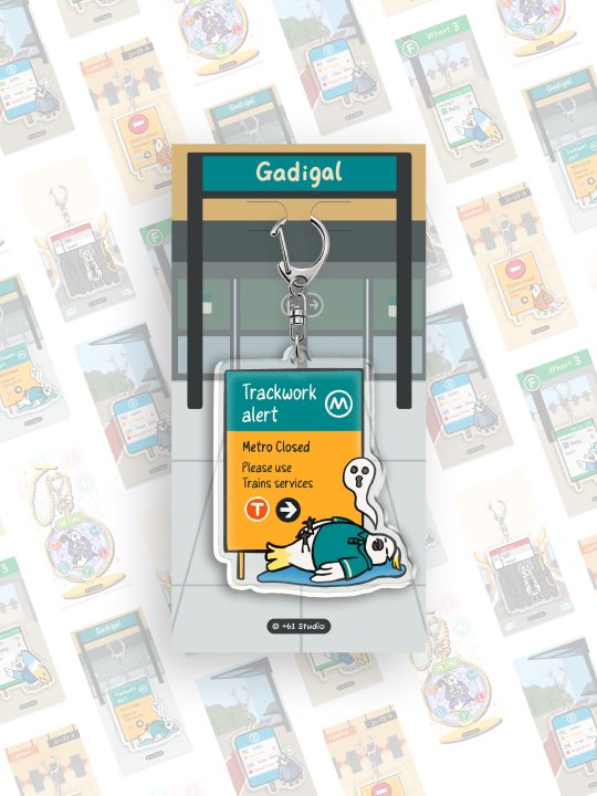 Keychain | Metro - Trackwork Alert