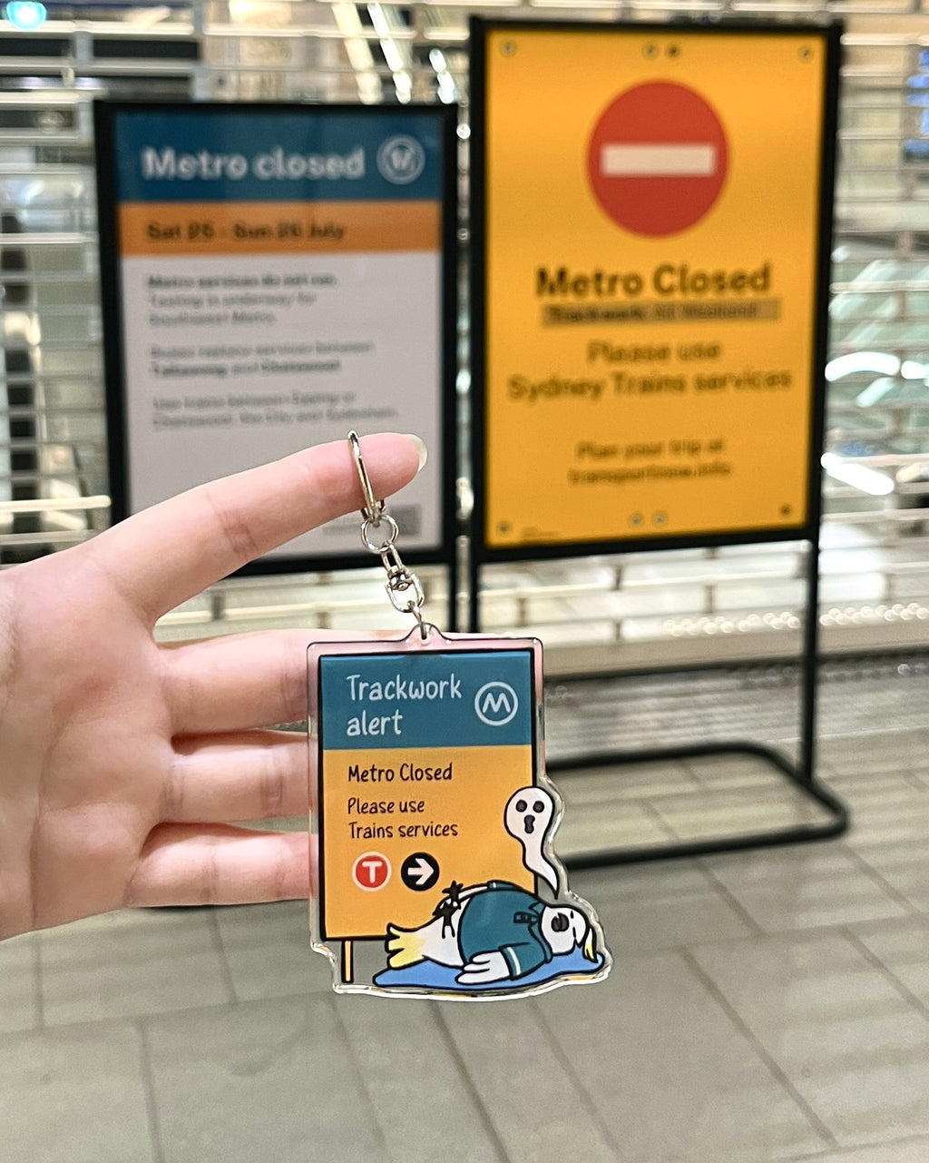 Keychain | Metro - Trackwork Alert