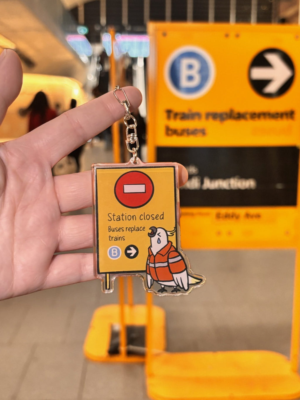Keychain | Train - Station Closed