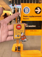 Keychain | Train - Station Closed