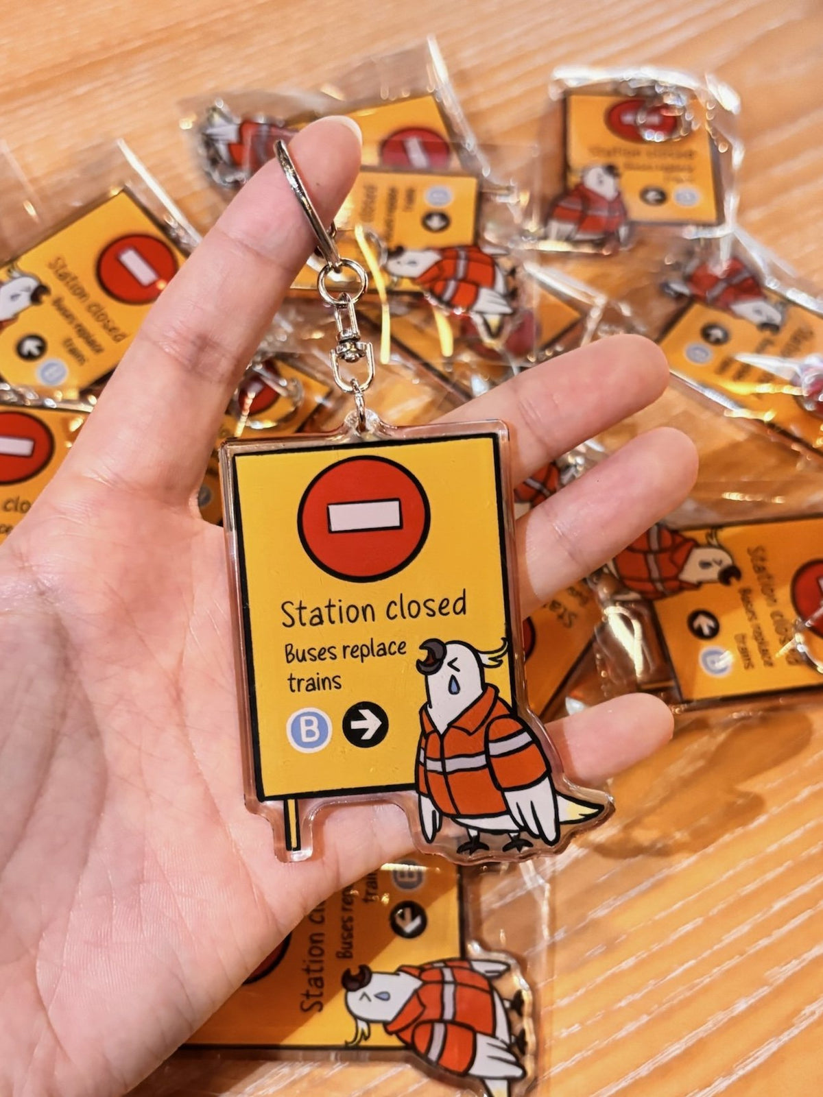 Keychain | Train - Station Closed