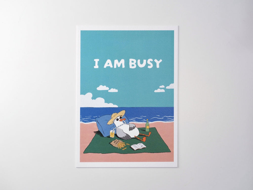 Postcard | I AM BUSY