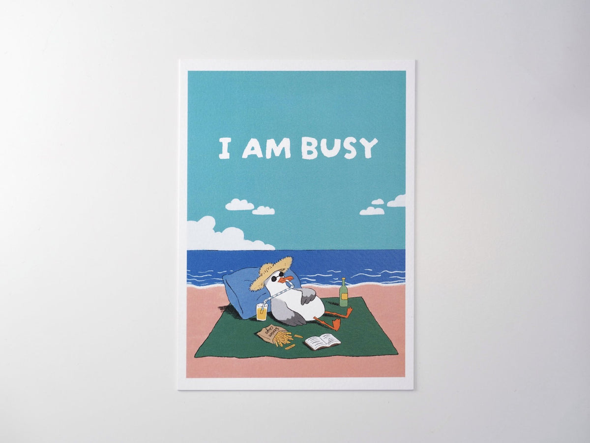 Postcard | I AM BUSY
