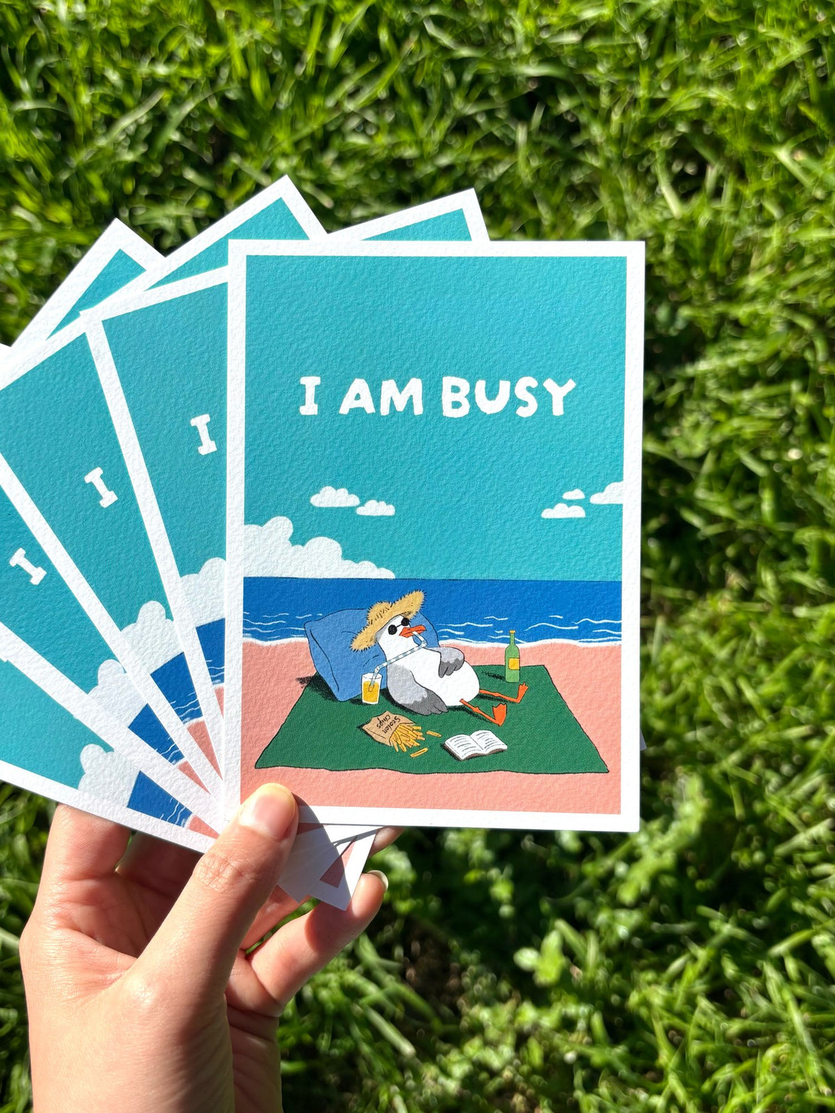 Postcard | I AM BUSY