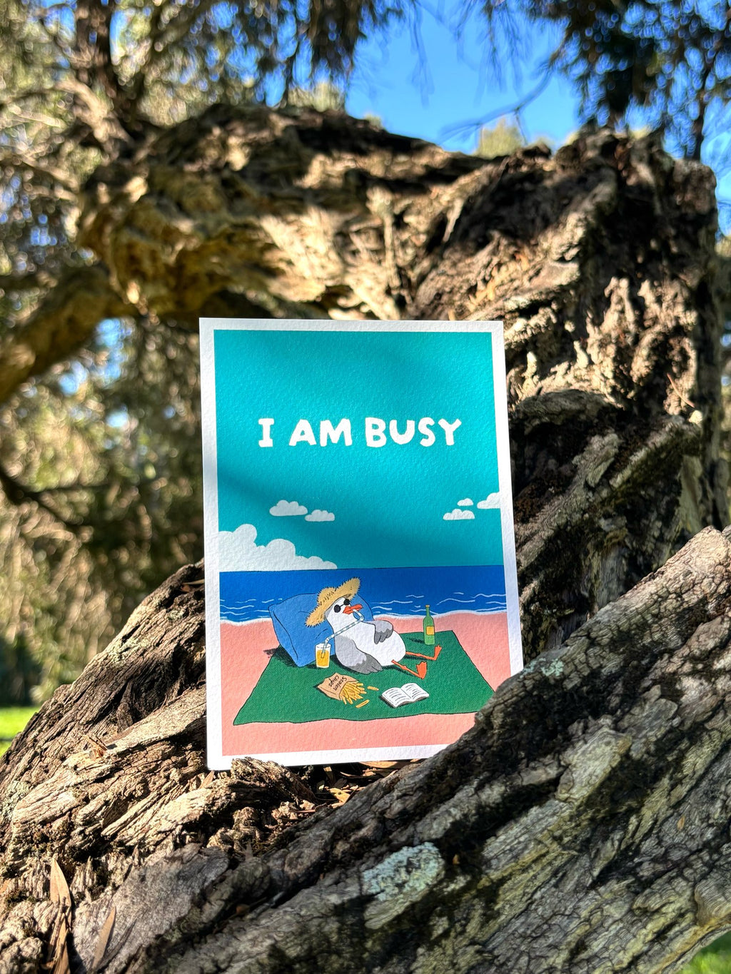 Postcard | I AM BUSY